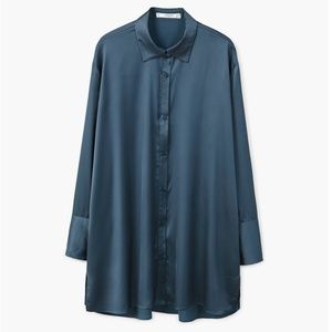 Mango satin shirt
